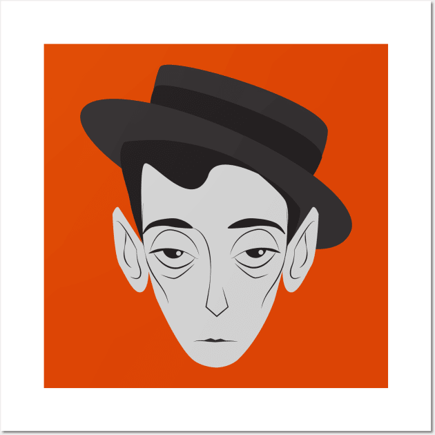 Buster Keaton - Funny Masters Wall Art by Leo da Fonseca